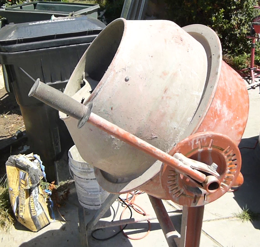 Cement mixer I purchased from craiglist.